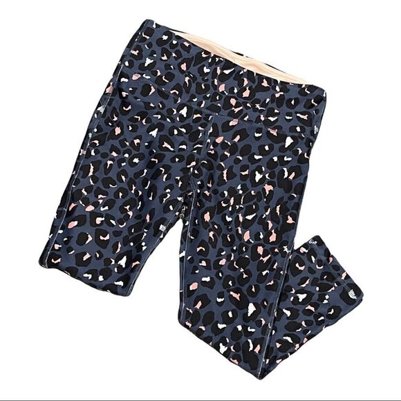 Makita Sport Colorful Activewear Leopard Print‎ Capris M- NWOT - Picture 1 of 7